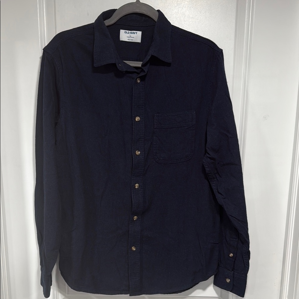 M Old Navy Men's Dark Blue Casual Shirt